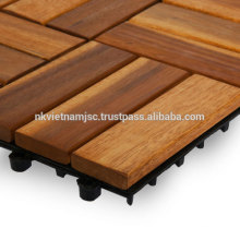 WOOD DECK TILES CHEAP PRICE FOR BALCONY / WOODEN TILES IKEA STANDARD AT CHEAP PRICE